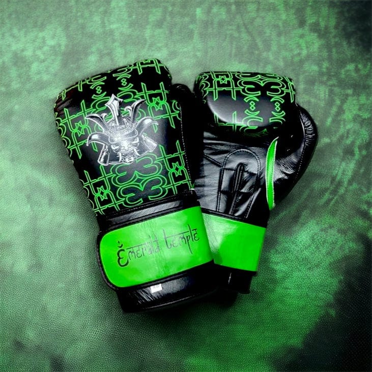Emerald Temple Black Samurai Edition Velcro Gloves