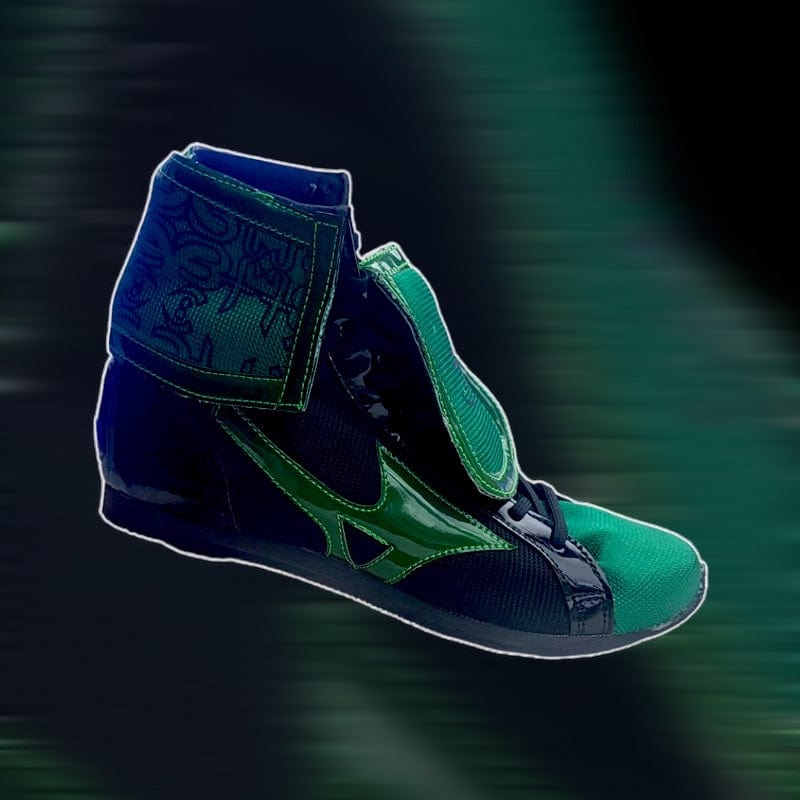 Emerald Temple boxing boot Green + Black / 8 Premium Boxing Boots